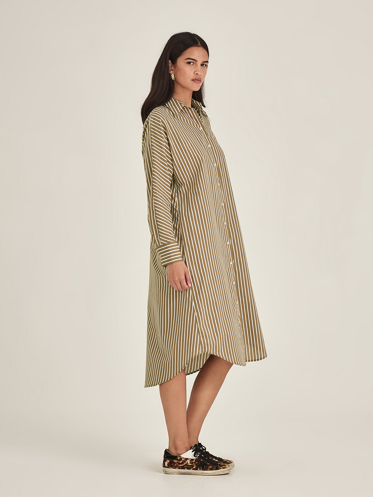 Jules Stripe Shirt Dress