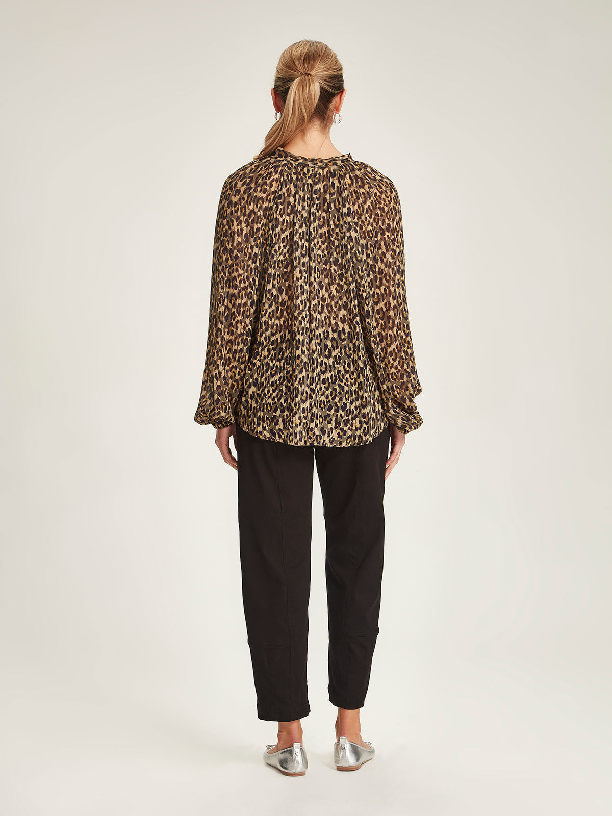 Yasmina Leopard Blouse