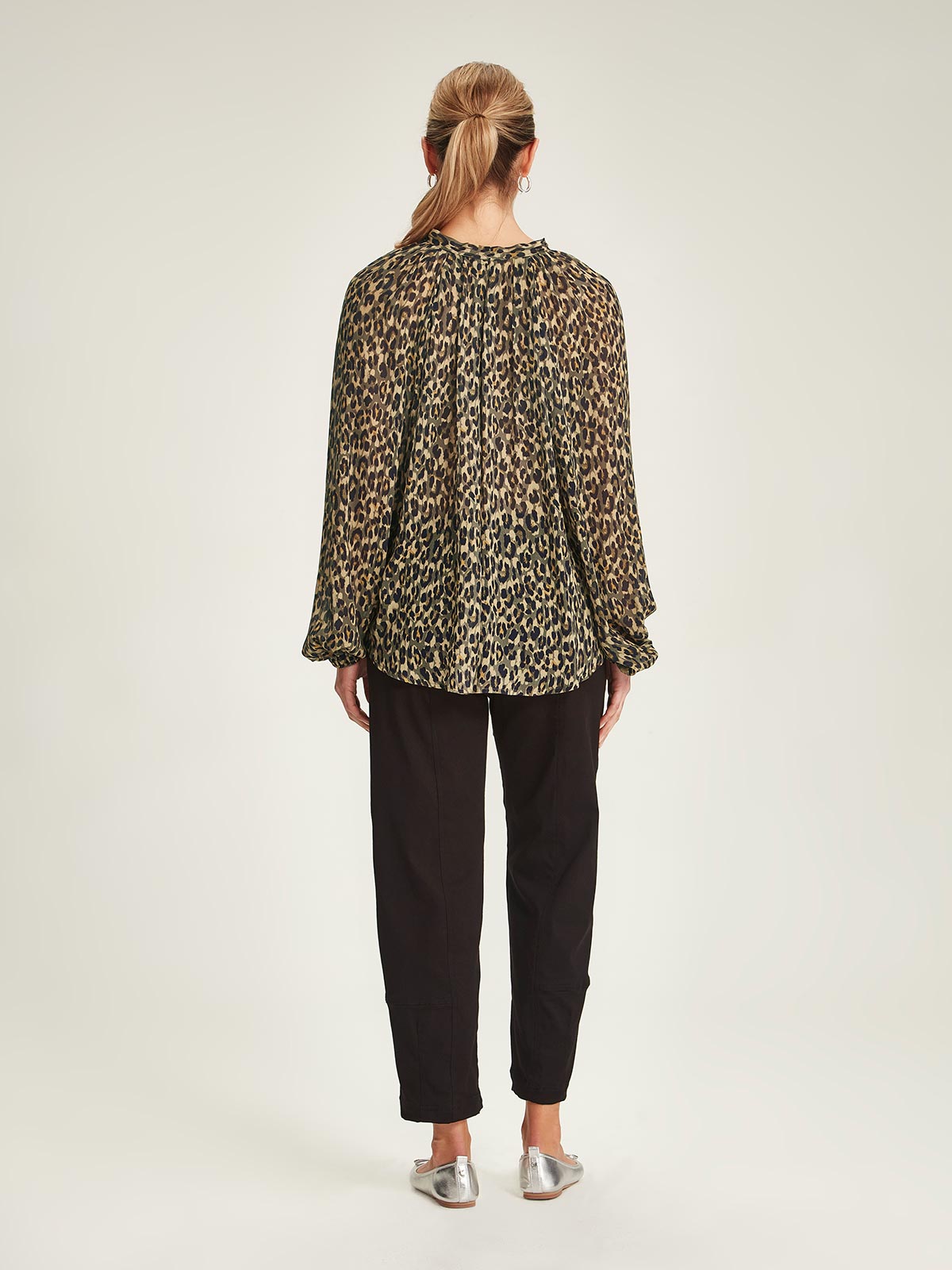 Yasmina Leopard Blouse