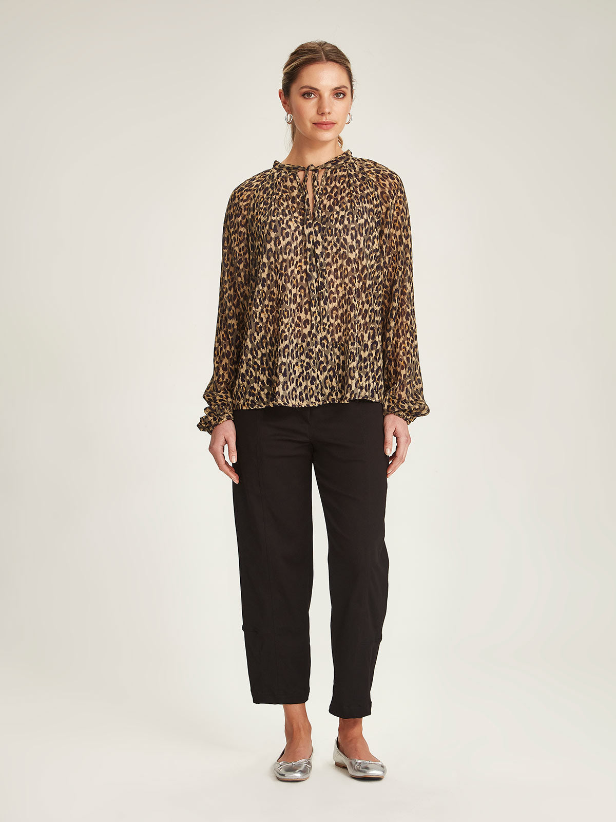 Yasmina Leopard Blouse