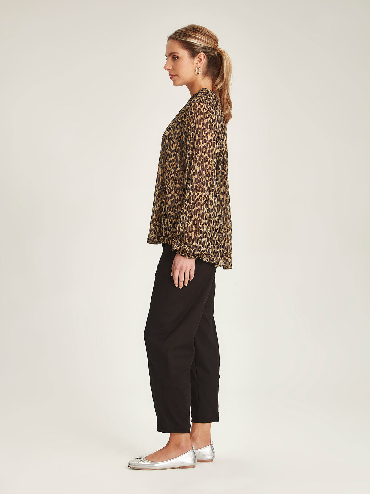 Yasmina Leopard Blouse