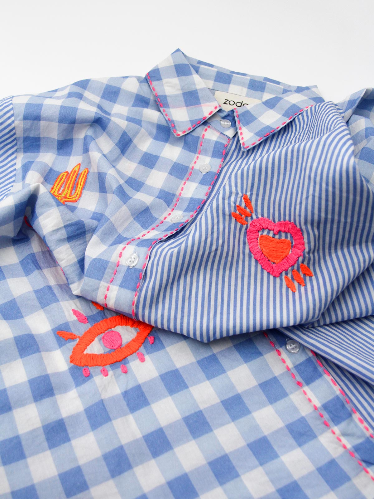 Gingham/Stripe Shirt